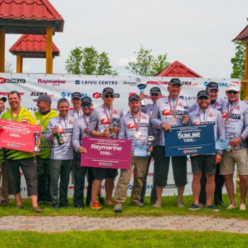 Veiksmīgi aizritējis Latvijas čempionāts spiningošanā no laivām II posms!