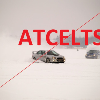 Vieglo automašīnu sacensības ledus sprintā ATCELTAS